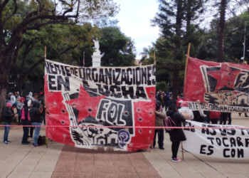 Movimientos sociales marchan en Posadas