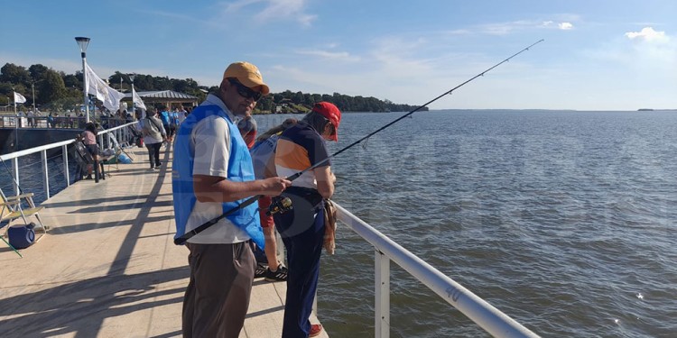 En una jornada ideal, la pesca se sintió en el Pira Pytá