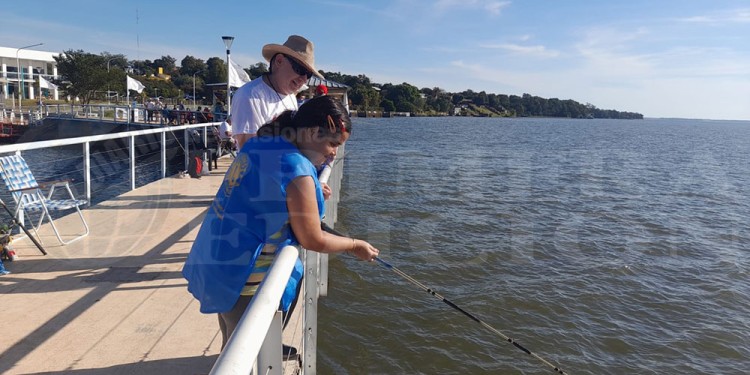En una jornada ideal, la pesca se sintió en el Pira Pytá