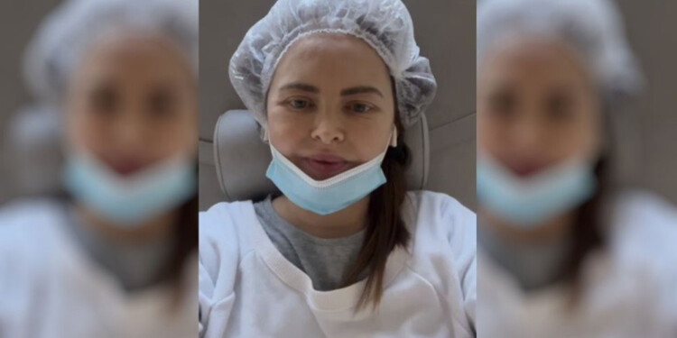 Silvina Luna desde el Hospital Italiano (Subida a su Instagram a fines de junio)