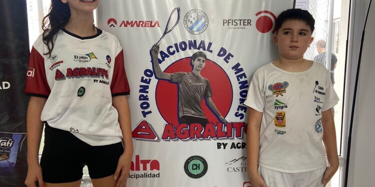 LOS CAMPEONES. Sofía Foley y Segundo Kowalczyk festejaron en Salta.