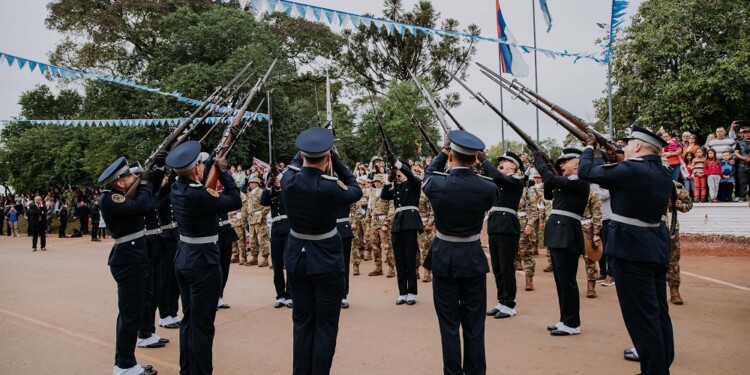Misiones celebró el Día de la Independencia en el acto central en San Javier