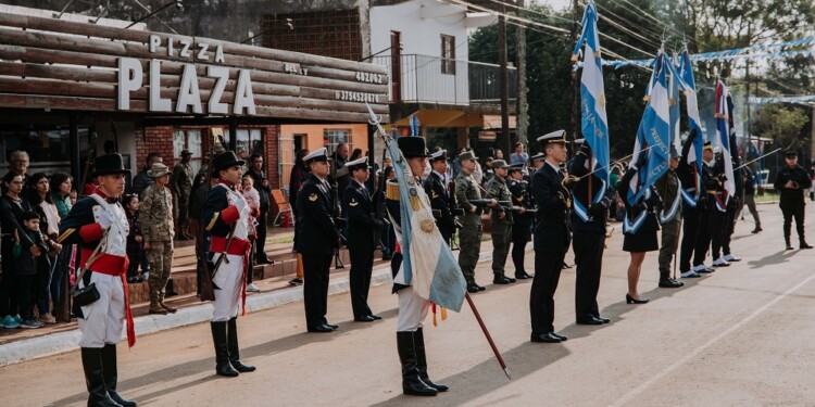 Misiones celebró el Día de la Independencia en el acto central en San Javier