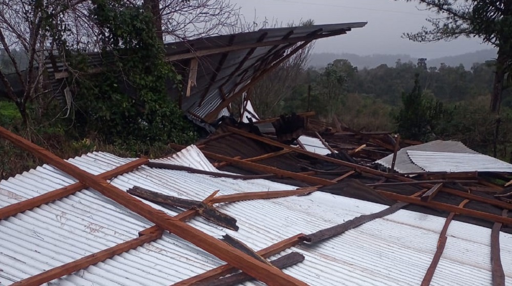Un total de 15 familias fueron afectadas por el temporal en Fracrán