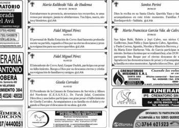 Fúnebres del domingo 2 de Julio de 2023