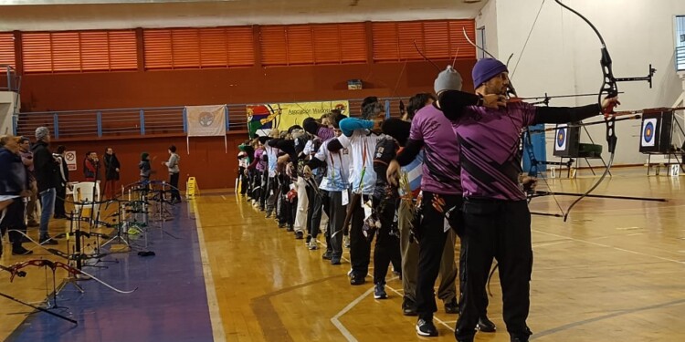 CON LA MIRA EN EL BLANCO. Los participantes llegaron hasta Aristóbulo del Valle en busca del podio.