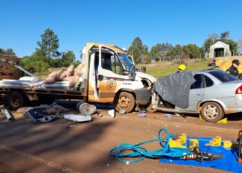 Choque frontal sobre la ruta 5 dejó una persona fallecida en Ameghino