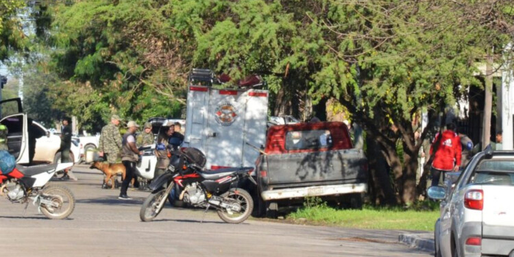 CASA DE LOS SENA. El sábado 24 de juni, Gendarmería Nacional realizó allanamientos en la casa de los sospechosos.