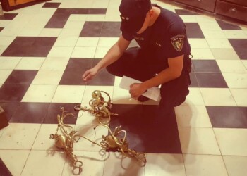 Detuvieron a “Elegante” por robar y vender los candelabros de la Catedral de Posadas