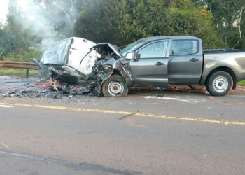 Dos personas murieron incineradas tras choque en la ruta 12