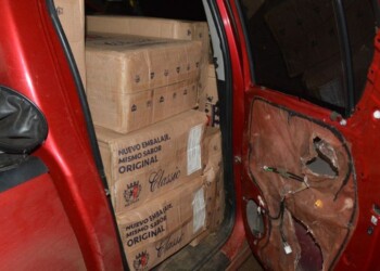 Evadió control de Gendarmería pero fue detenido con una camioneta robada y cigarrillos de contrabando