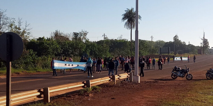 Mañana de cortes de ruta en Misiones por reclamo del Polo Obrero