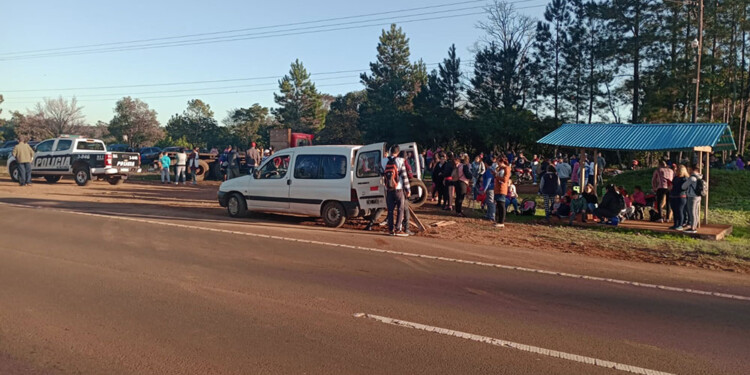 Mañana de cortes de ruta en Misiones por reclamo del Polo Obrero