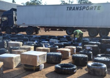 Incautaron en Santo Tomé un contrabando de neumáticos procedente de Misiones