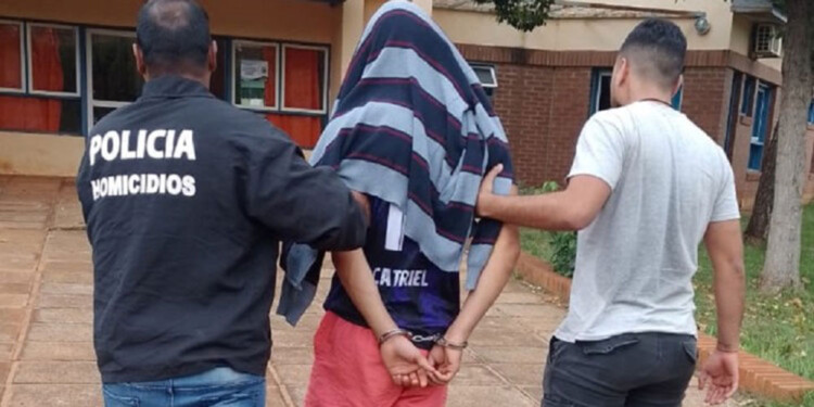 IMPUTADO. El joven de 20 años fue detenido a los pocos días, luego de citar a la víctima para matarla en un tacuaral.