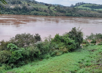 Por crecida del Uruguay, hay evacuación preventiva de familias en El Soberbio
