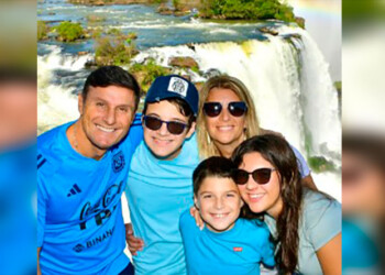 El Pupi Zanetti disfrutó junto a su familia de las Cataratas del Iguazú
