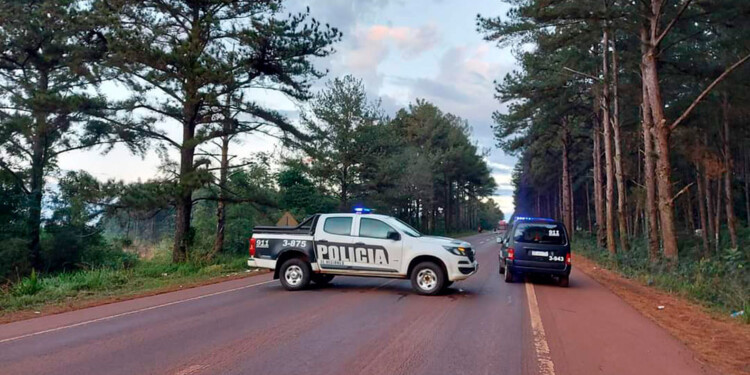 PERICIAS. En el lugar del siniestro la Policía Científica de la UR-V descartó que hubiera rastros de otro vehículo.