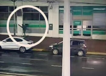 Rompió una vidriera en pleno centro de Posadas y fue atrapado gracias a las Cámaras del 911