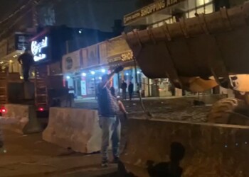 Encarnación: colocan barreras de hormigón para ordenar el tránsito en cercanías del puente San Roque