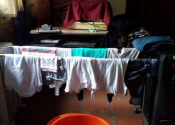 Desaconsejan uso de estufas y artefactos de calefacción para secar ropa en el hogar