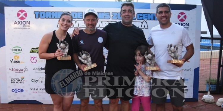 ANFITRIONES. Jarque, Basterra, Marín y Romero, los protagonistas locales.