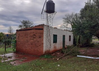 Temporal de lluvia y viento causó inconvenientes en la zona Norte de Misiones