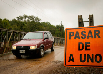 Volvieron a habilitar el puente provisorio sobre el arroyo Pindaytí