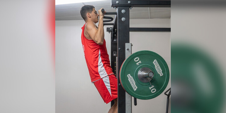 FIERROS. Juan Ignacio se pone a punto en lo físico para el inicio del torneo.