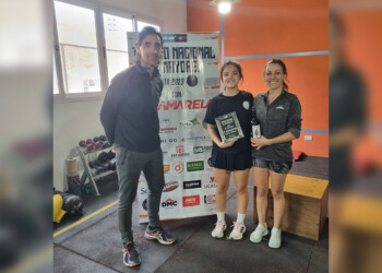 Pádel: Tobías y Paula son de oro