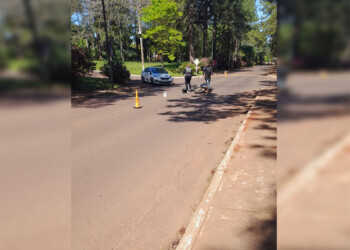 Motociclista resultó grave tras protagonizar un choque contra un auto