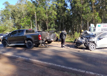 Dos heridos tras quíntuple choque sobre la ruta nacional 12