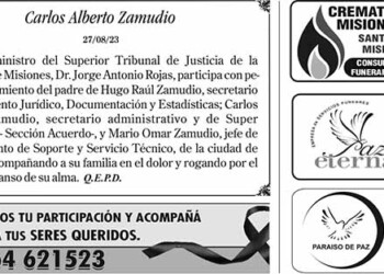 Fúnebres del Jueves 31 de Agosto de 2023