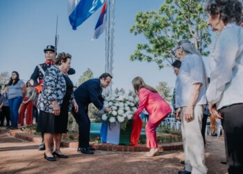 Con desfile, acto e inauguraciones, General Urquiza celebró su 69º aniversario