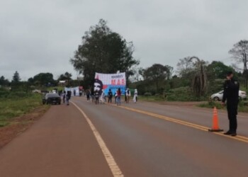 Corte de ruta en Alem y movilización en San Pedro