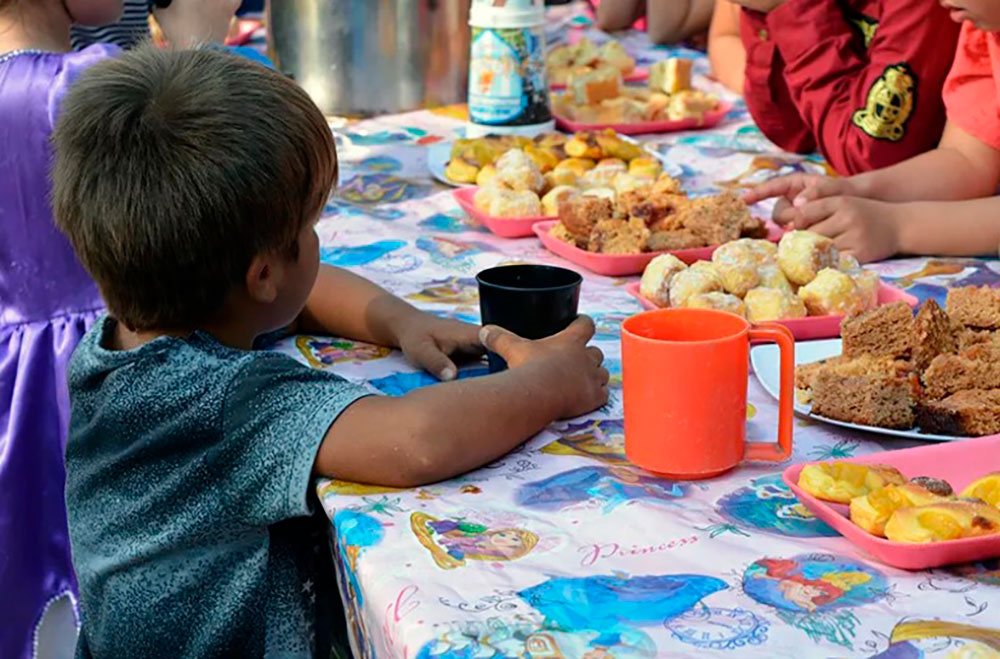 El merendero Divino Niño se prepara para la fiesta del Mes de las Infancias y recibe donaciones