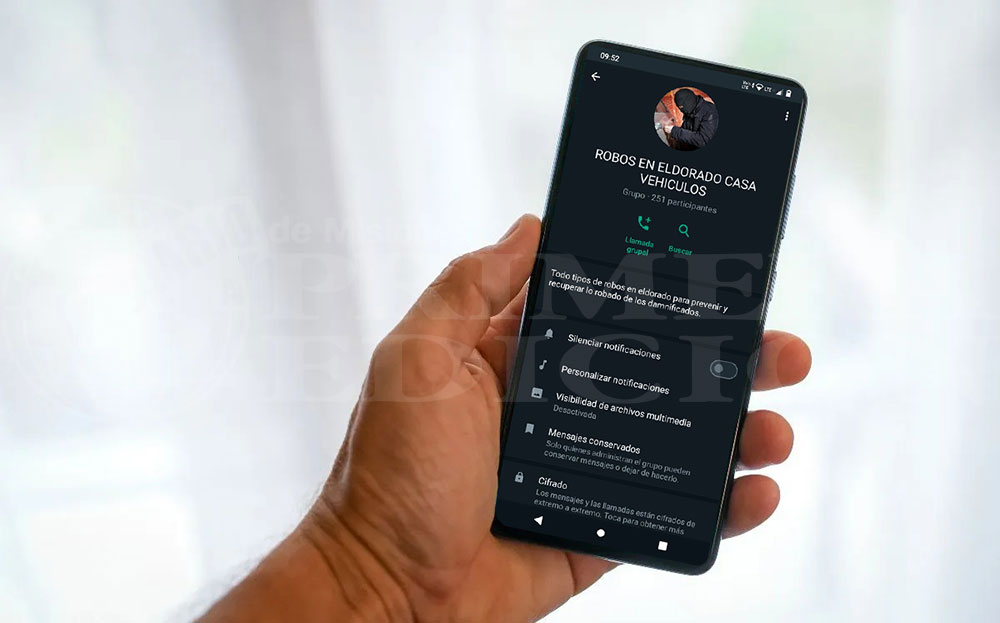 Inseguridad: vecinos de Eldorado crean grupo de Whatsapp para prevenir robos