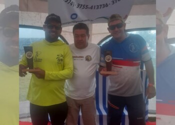 Ganaron los paraguayos, pero festejaron Radtke y Krausemann