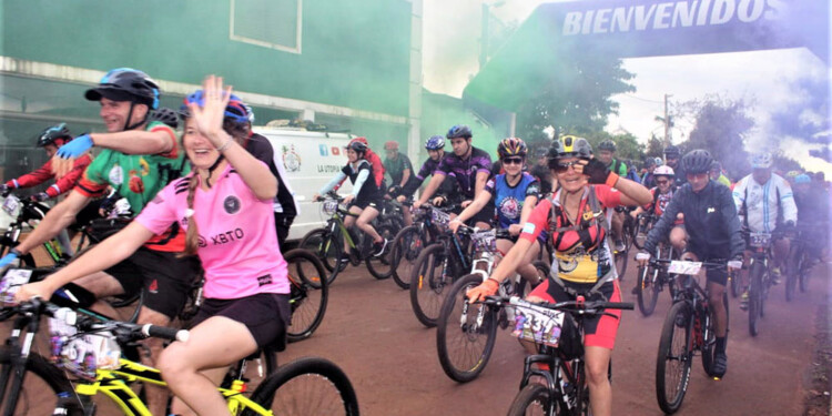 EXITOSA PRUEBA. Fue además coincidente con el 87º Aniversario de Wanda. (Foto: Gentileza FM Municipal Wanda)