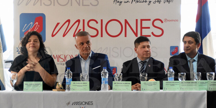 CLARO. Alarcón puso el acento en el recurso humano y en determinadas especialidades ante la ministra Vizzotti.