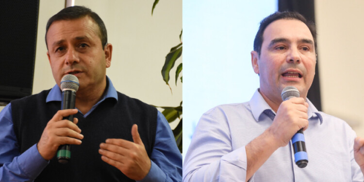 POSTURAS ENFRENTADAS. El gobernador de Misiones, Oscar Herrera Ahuad, y su par correntino Gustavo Valdés exhibieron en los últimos días visiones muy divergentes sobre el presente y el futuro del “oro verde”.