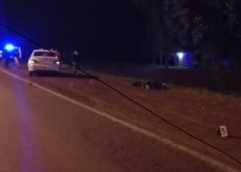 Una mujer falleció atropellada por un auto sobre la ruta 12