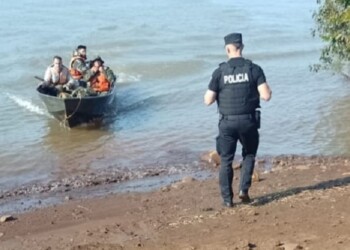 Continúa la búsqueda del obereño desaparecido en aguas del río Uruguay