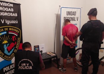 Detienen a dealer con más de 60 dosis de “pedra” en Puerto Iguazú