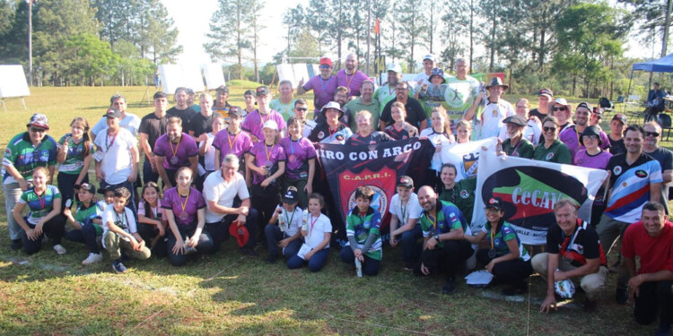 ENCUENTRO. Los tiradores de toda la provincia, en Campo Grande.