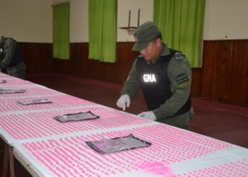 Secuestran cocaína rosa que salió de Misiones