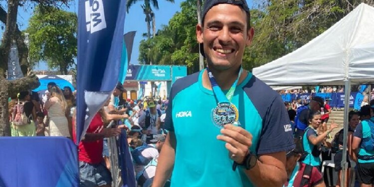 ORGULLO. El posadeño compitió en una de las pruebas más exigentes.