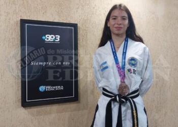 Geraldine Gorosito y su gran tercer puesto en el Mundial de Taekwon-Do