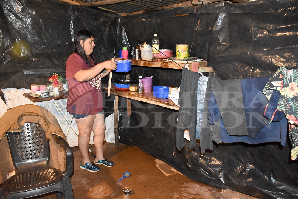 Aumenta el número de evacuados por el temporal en Posadas