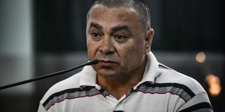 COARTADA. Augusto Javier Méndez guardó silencio durante la instrucción de la causa, ayer intentó desligarse de las encomiendas. (Foto: Gentileza Marcos Otaño. @mmo_marcos)